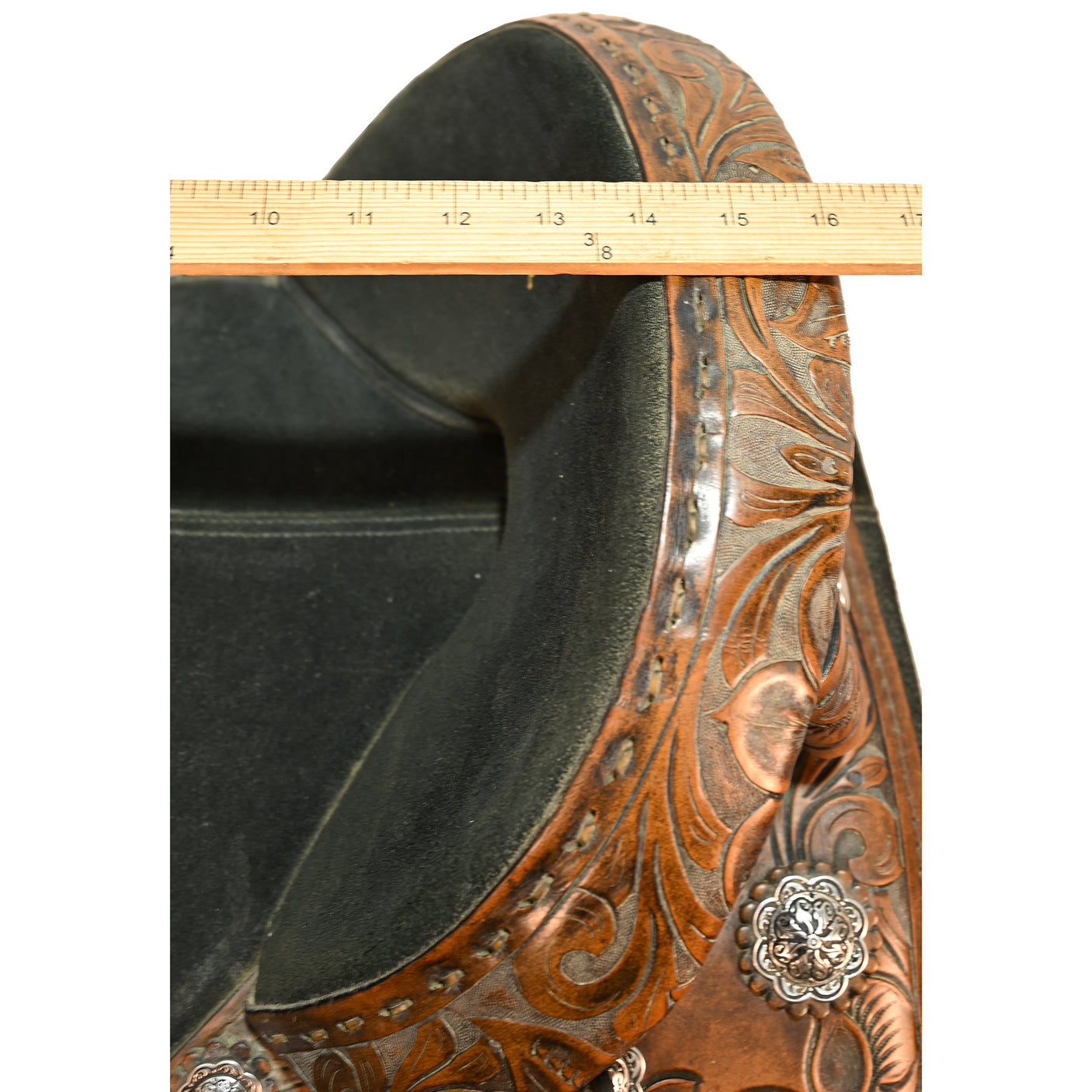 SOLD! Used 14" Bob Marshal Treeless Barrel Racing Saddle