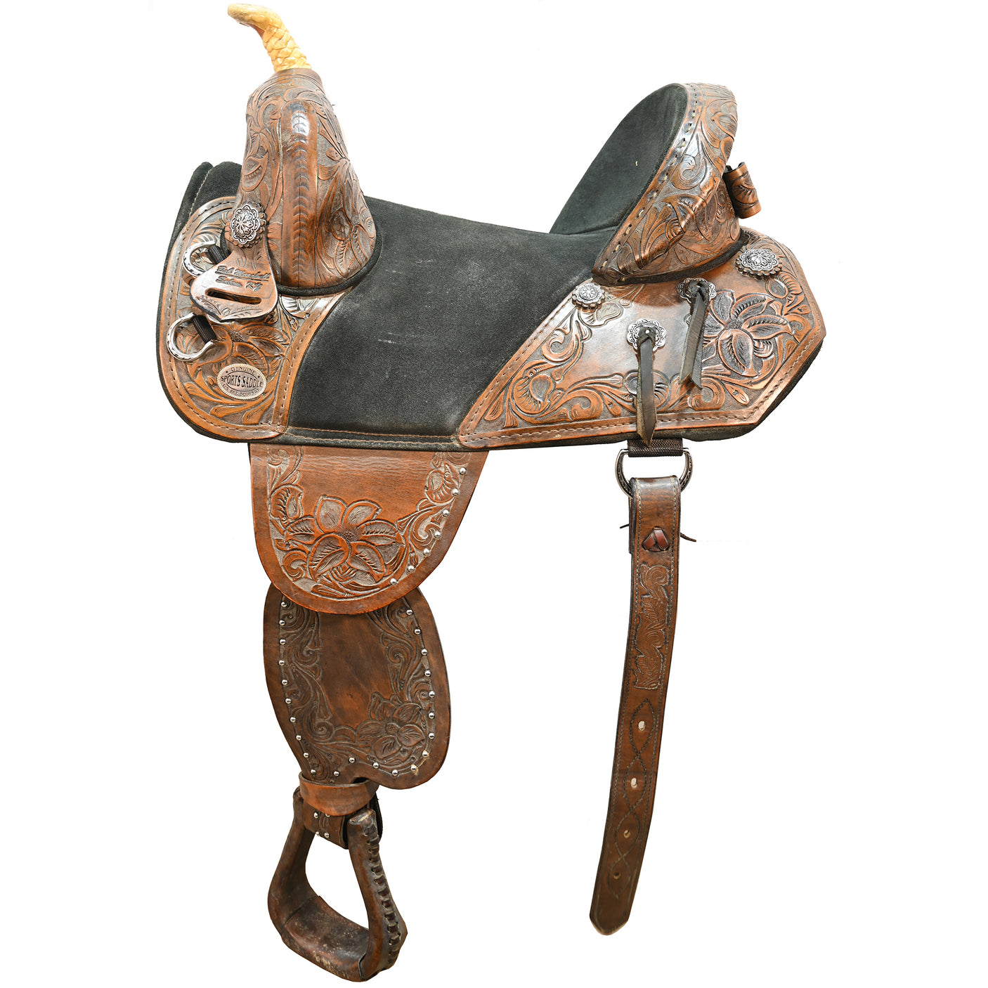 SOLD! Used 14" Bob Marshal Treeless Barrel Racing Saddle