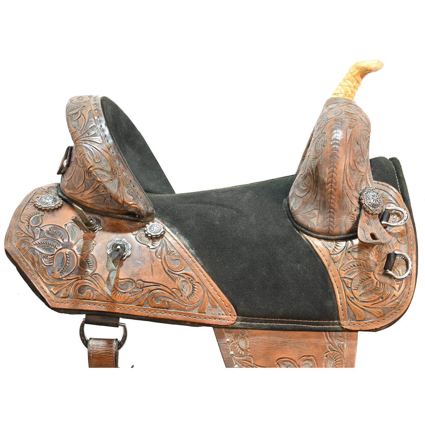 SOLD! Used 14" Bob Marshal Treeless Barrel Racing Saddle
