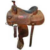 Used 14" Cactus Champion Trophy Team Roping Saddle