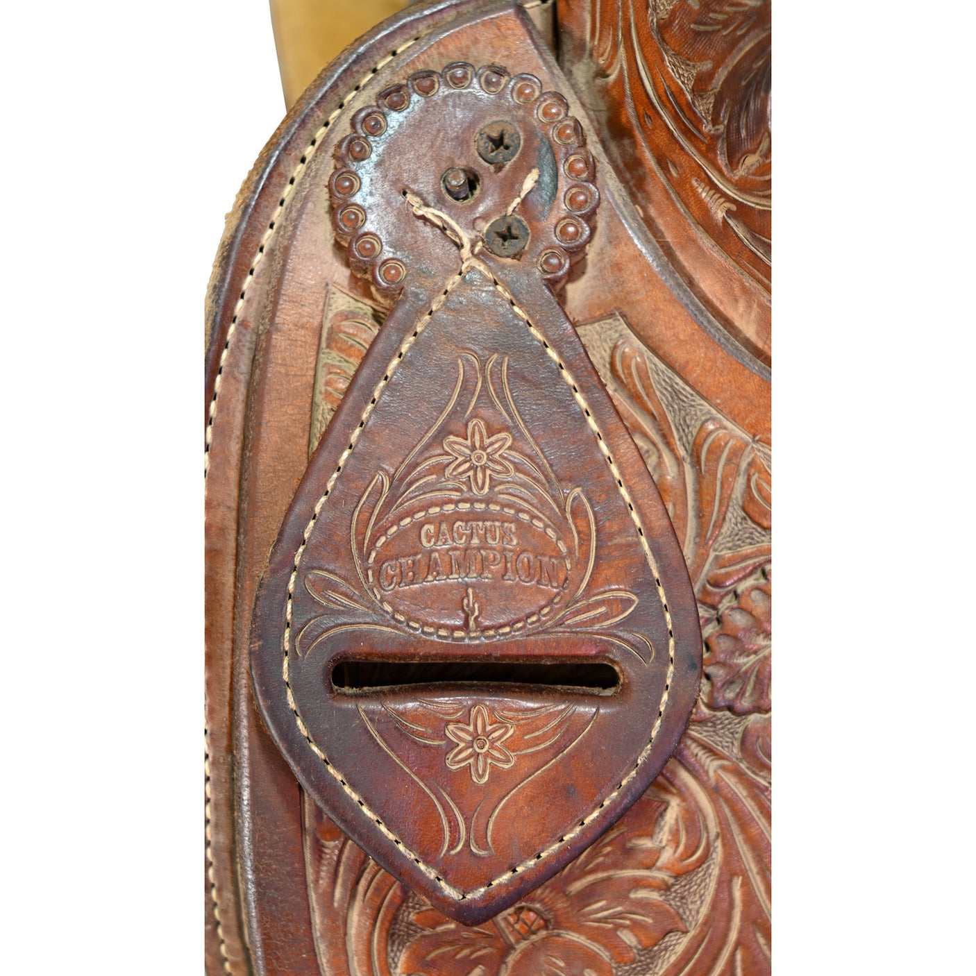 Used 14" Cactus Champion Trophy Team Roping Saddle