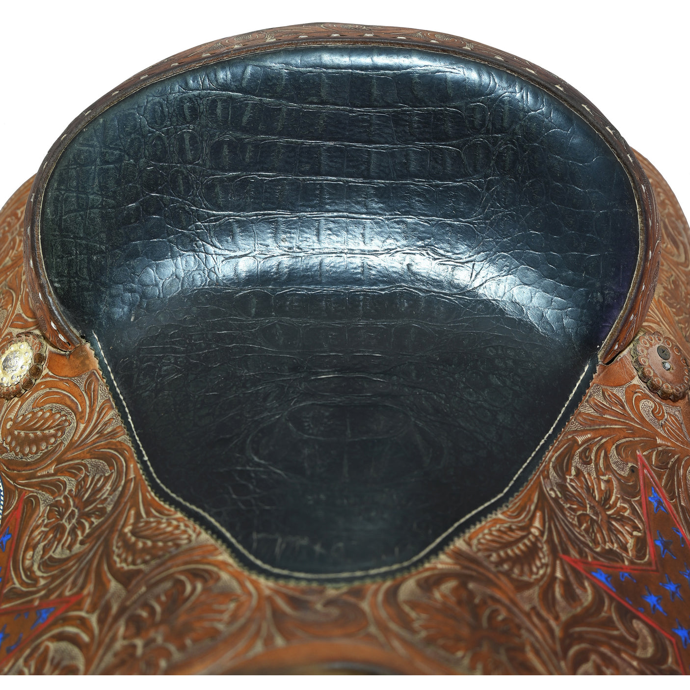 Used 14" Cactus Champion Trophy Team Roping Saddle