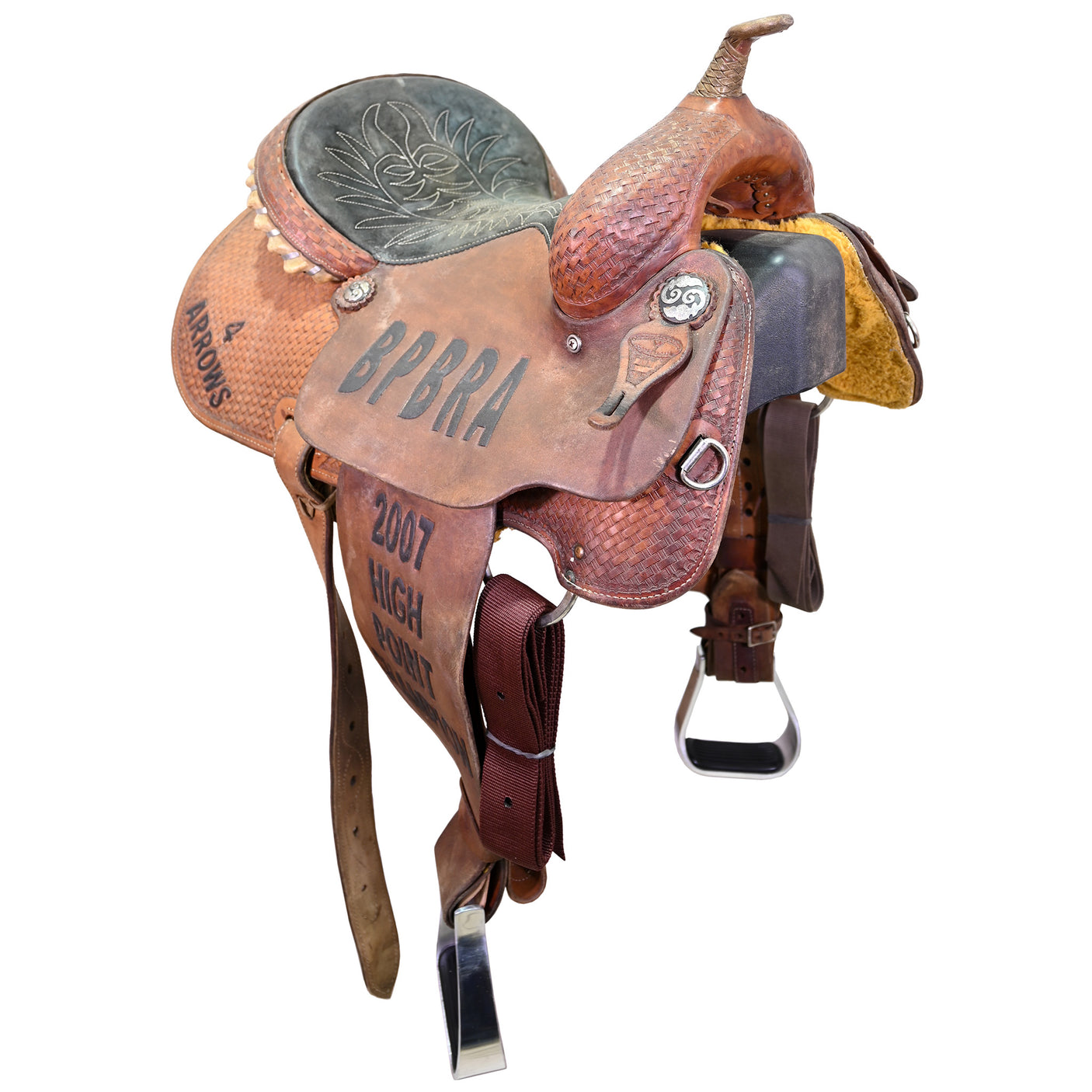 Used 14" Cowboy Classic Trophy Barrel Racing Saddle