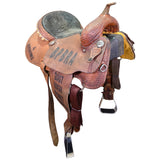 Used 14" Cowboy Classic Trophy Barrel Racing Saddle