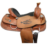 Used 14" Cowboy Classic Trophy Team Roping Saddle