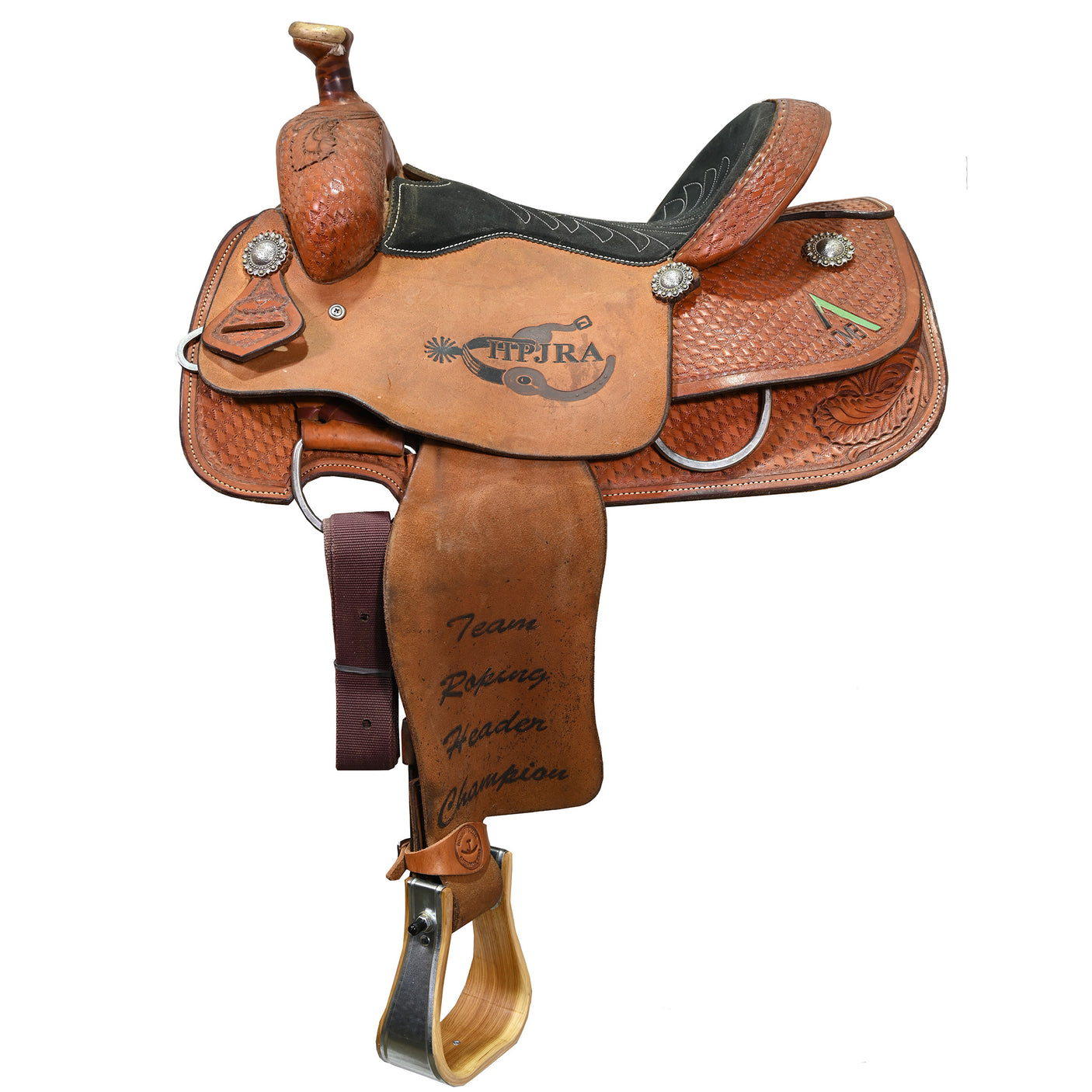 Used 14" Cowboy Classic Trophy Team Roping Saddle