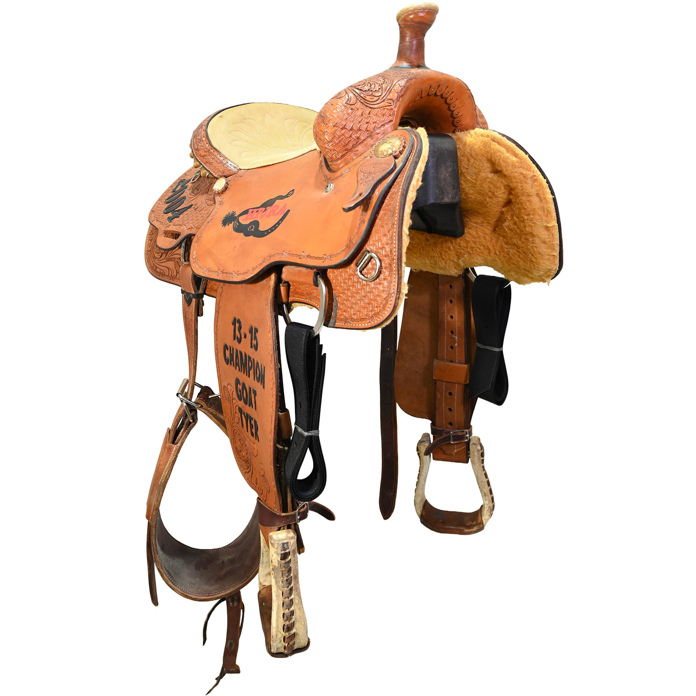 Used 14" Cowboy Classic Trophy Team Roping Saddle