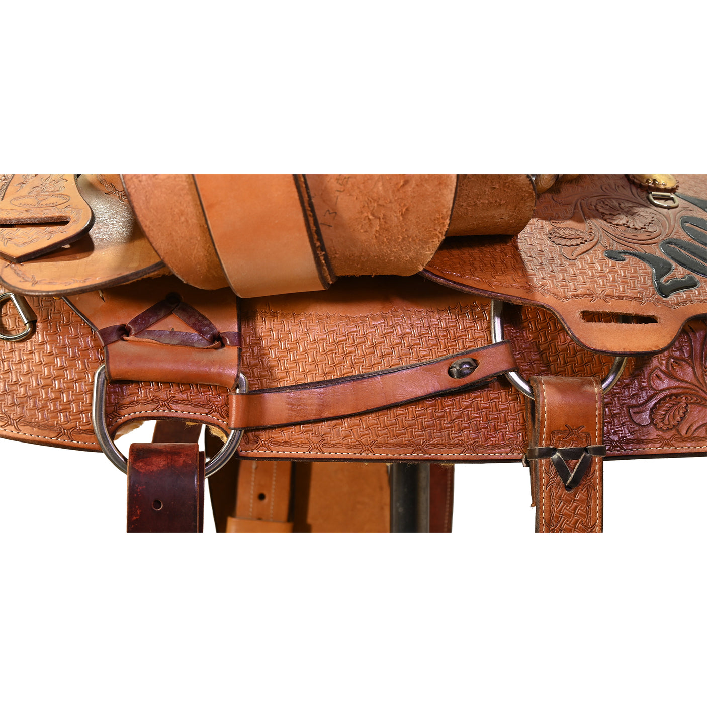 Used 14" Cowboy Classic Trophy Team Roping Saddle