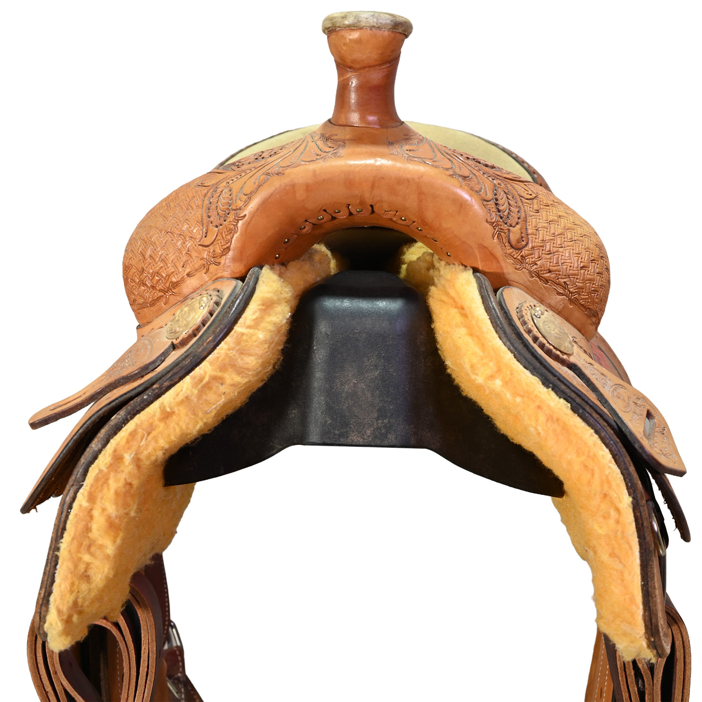Used 14" Cowboy Classic Trophy Team Roping Saddle