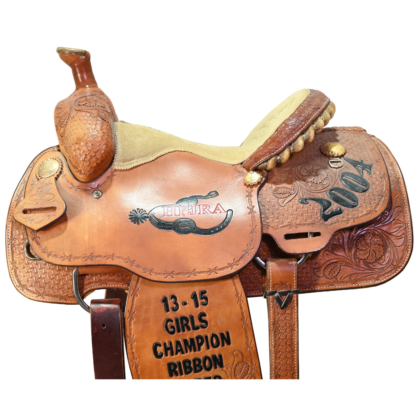 Used 14" Cowboy Classic Trophy Team Roping Saddle