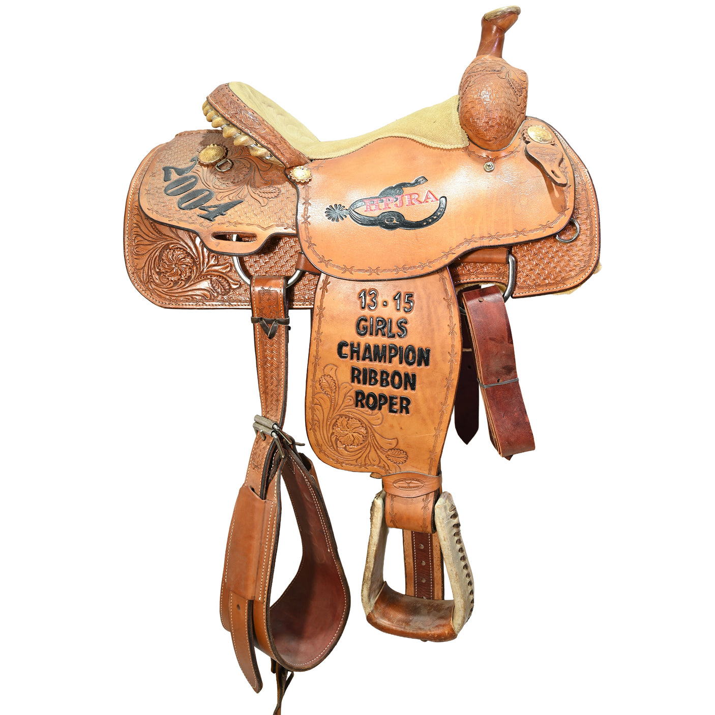 Used 14" Cowboy Classic Trophy Team Roping Saddle