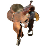 Used 14" Martin Crown C Barrel Racing Saddle