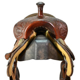 Used 14" Martin Crown C Barrel Racing Saddle