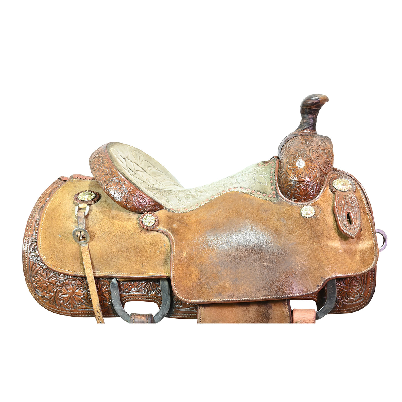 Used 14" FC Selas Calf Roping Saddle