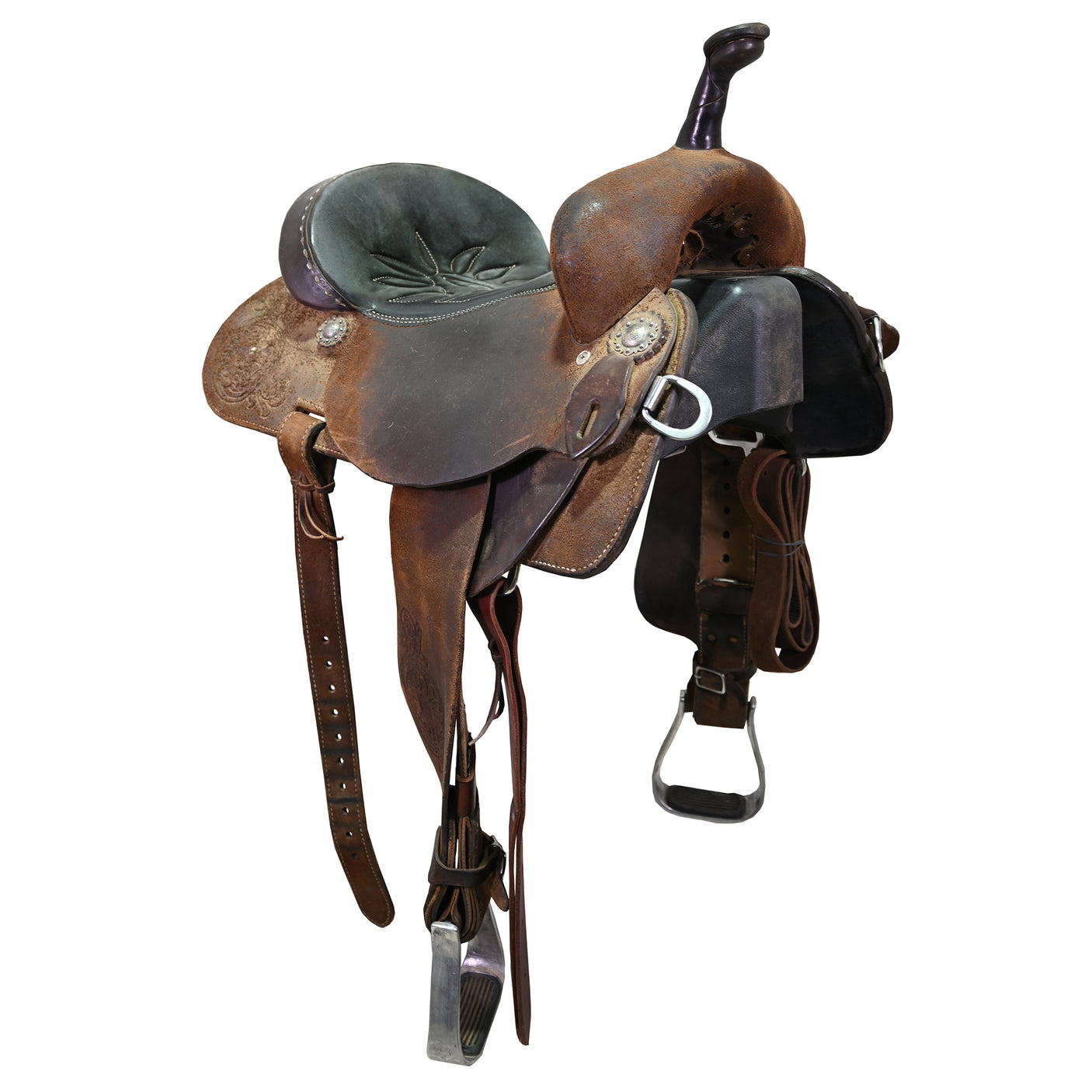 Used 14" Double J Pro Barrel Racing Saddle