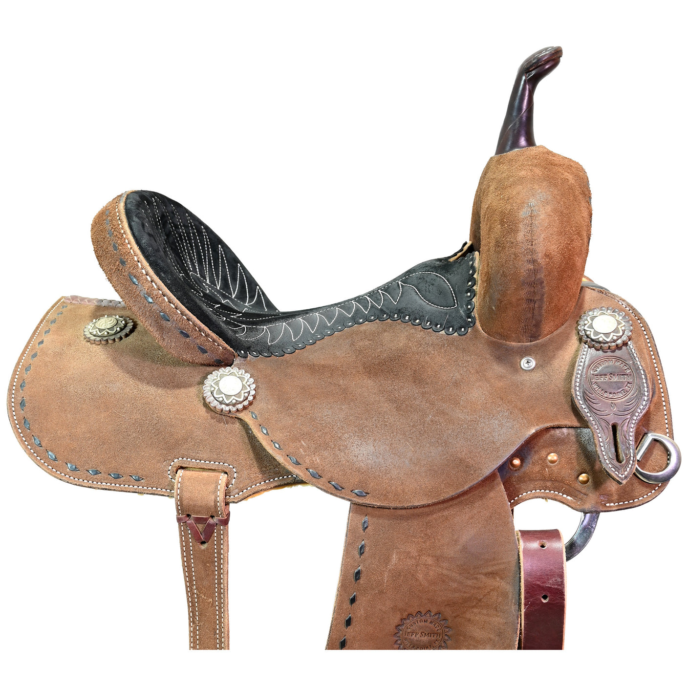 Used 14" Jeff Smith Barrel Racing Saddle