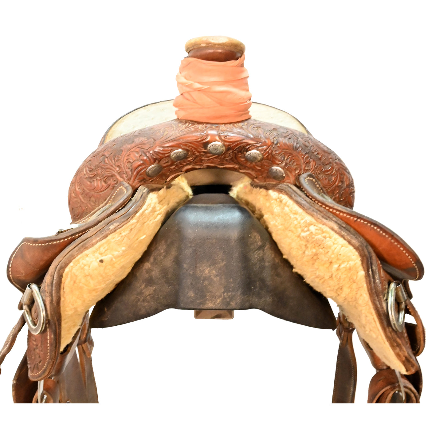 Used 14" Jim Taylor Team Roping Saddle