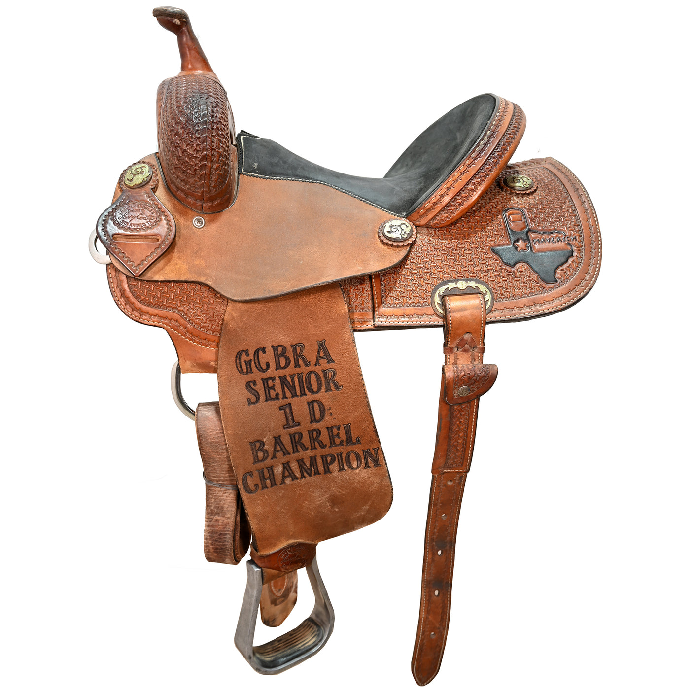SOLD! Used 14" Lazy L by Coats Trophy Barrel Saddle