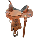 SOLD! Used 14" Lazy L by Coats Trophy Barrel Saddle