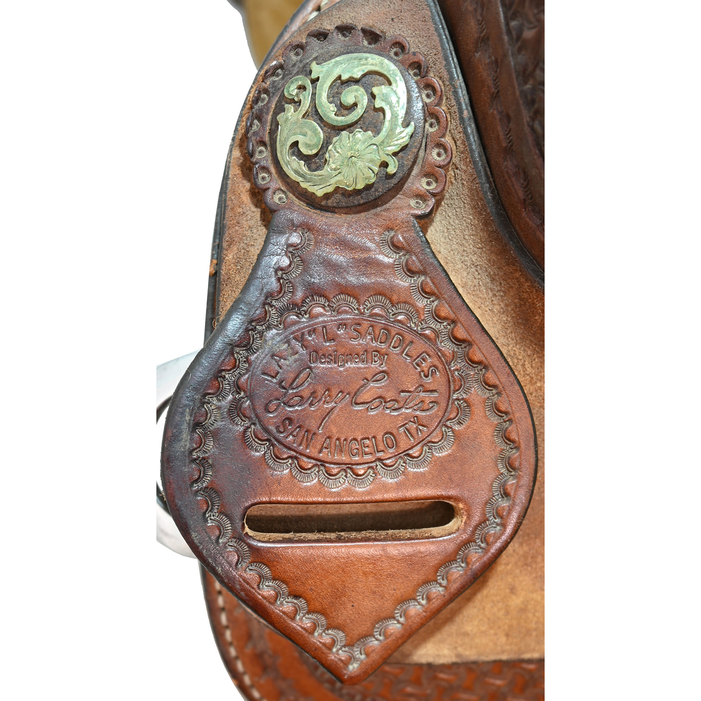 SOLD! Used 14" Lazy L by Coats Trophy Barrel Saddle