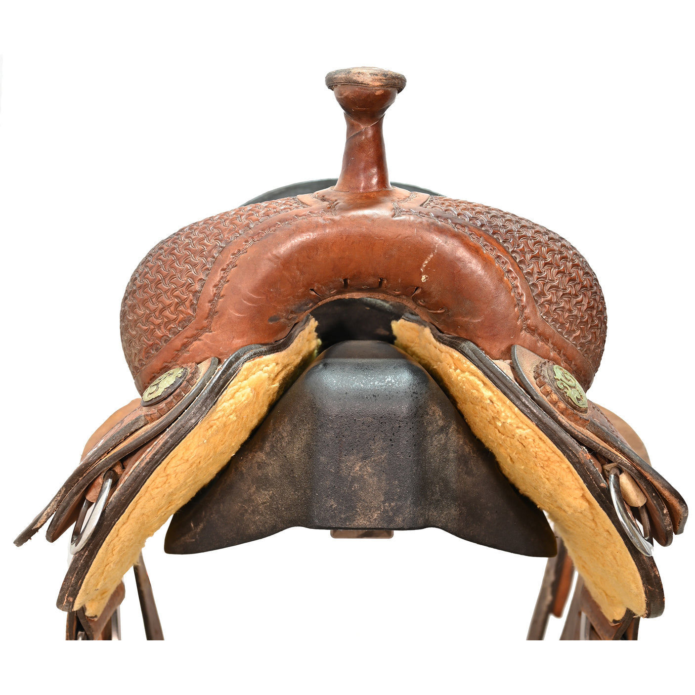 SOLD! Used 14" Lazy L by Coats Trophy Barrel Saddle