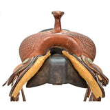 SOLD! Used 14" Lazy L by Coats Trophy Barrel Saddle