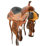 SOLD! Used 14" Lazy L by Coats Trophy Barrel Saddle