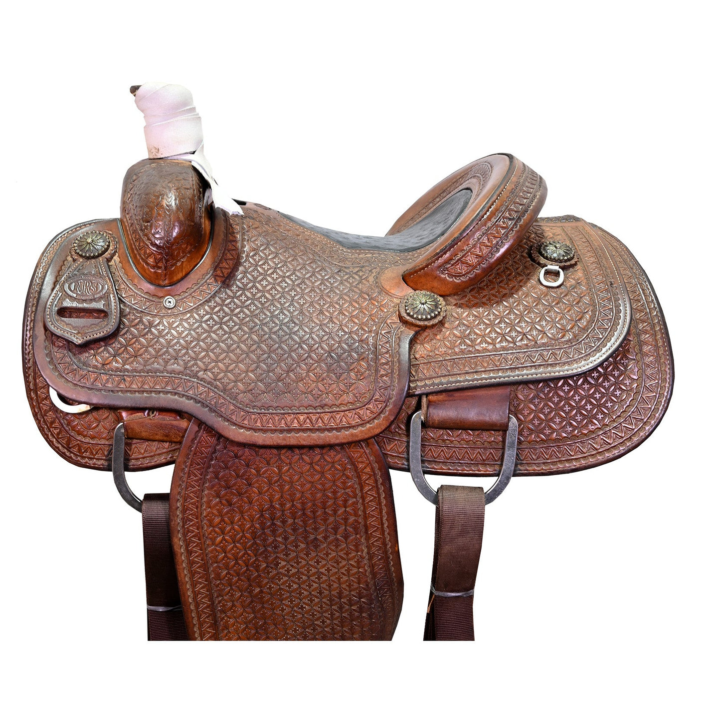 SOLD! Used 14" NRS Pro Series Team Roping Saddle