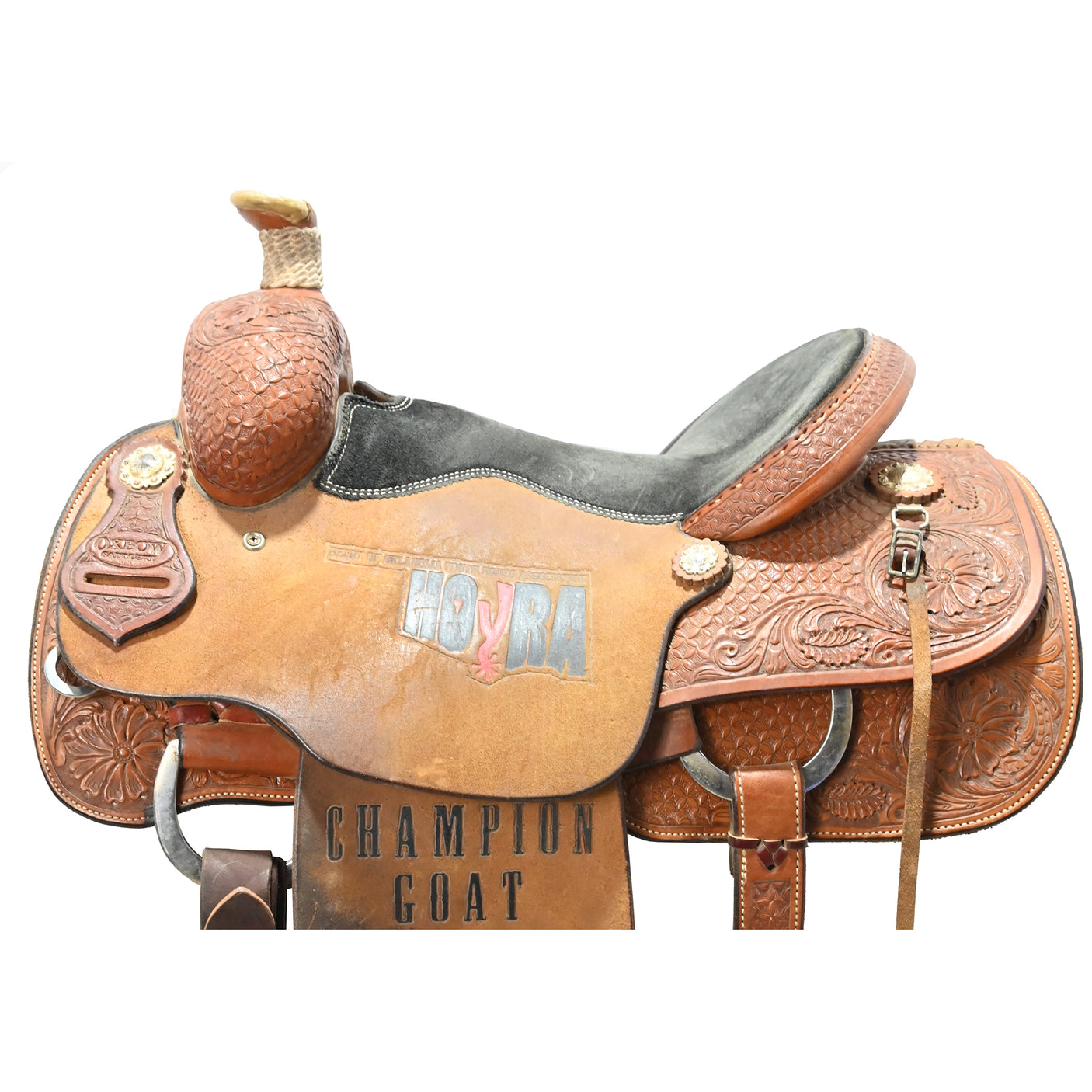 SOLD! Used 14" Oxbow Calf Roping Saddle