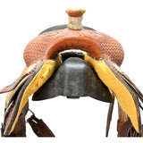 SOLD! Used 14" Oxbow Calf Roping Saddle