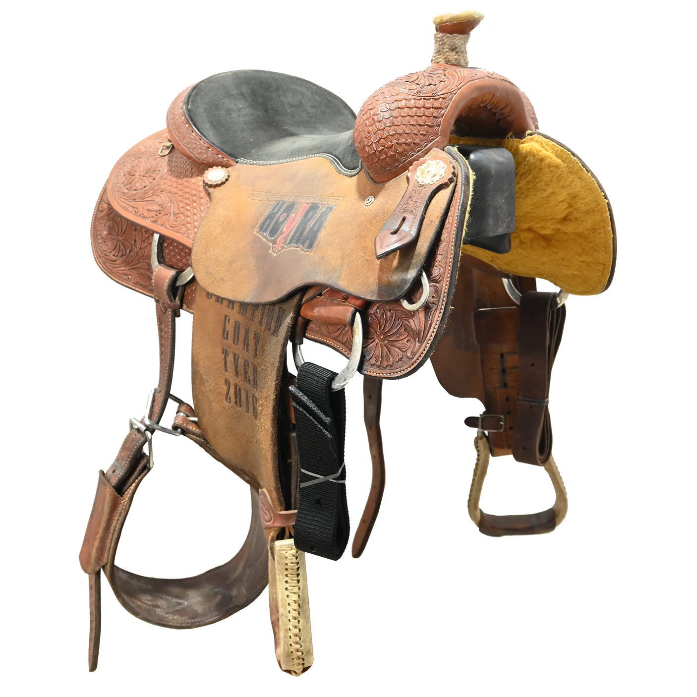 SOLD! Used 14" Oxbow Calf Roping Saddle