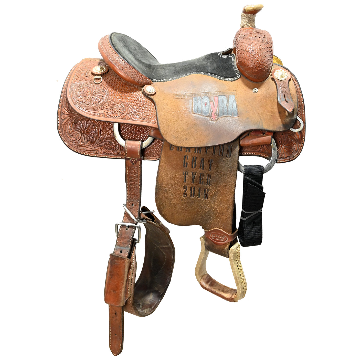 SOLD! Used 14" Oxbow Calf Roping Saddle