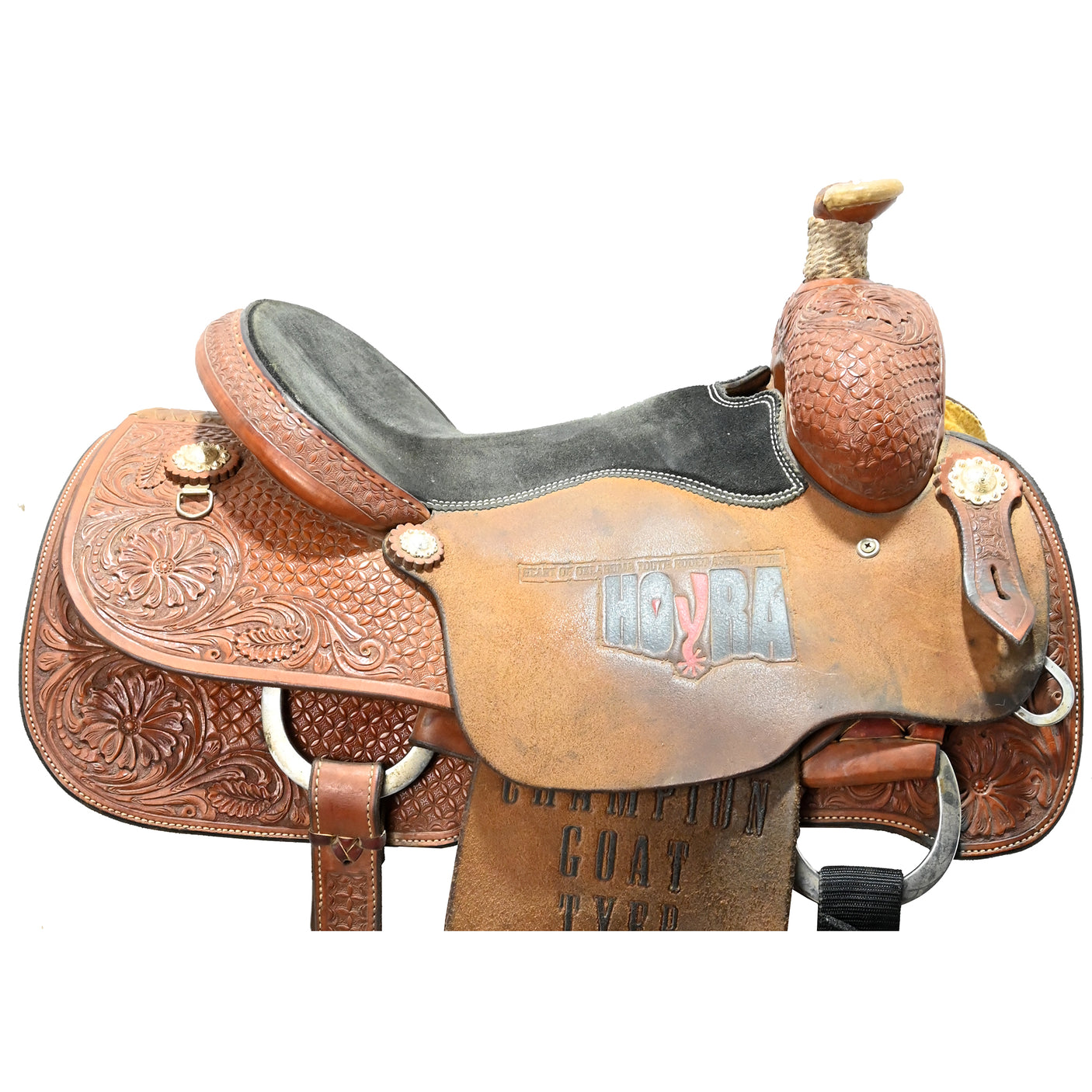 SOLD! Used 14" Oxbow Calf Roping Saddle