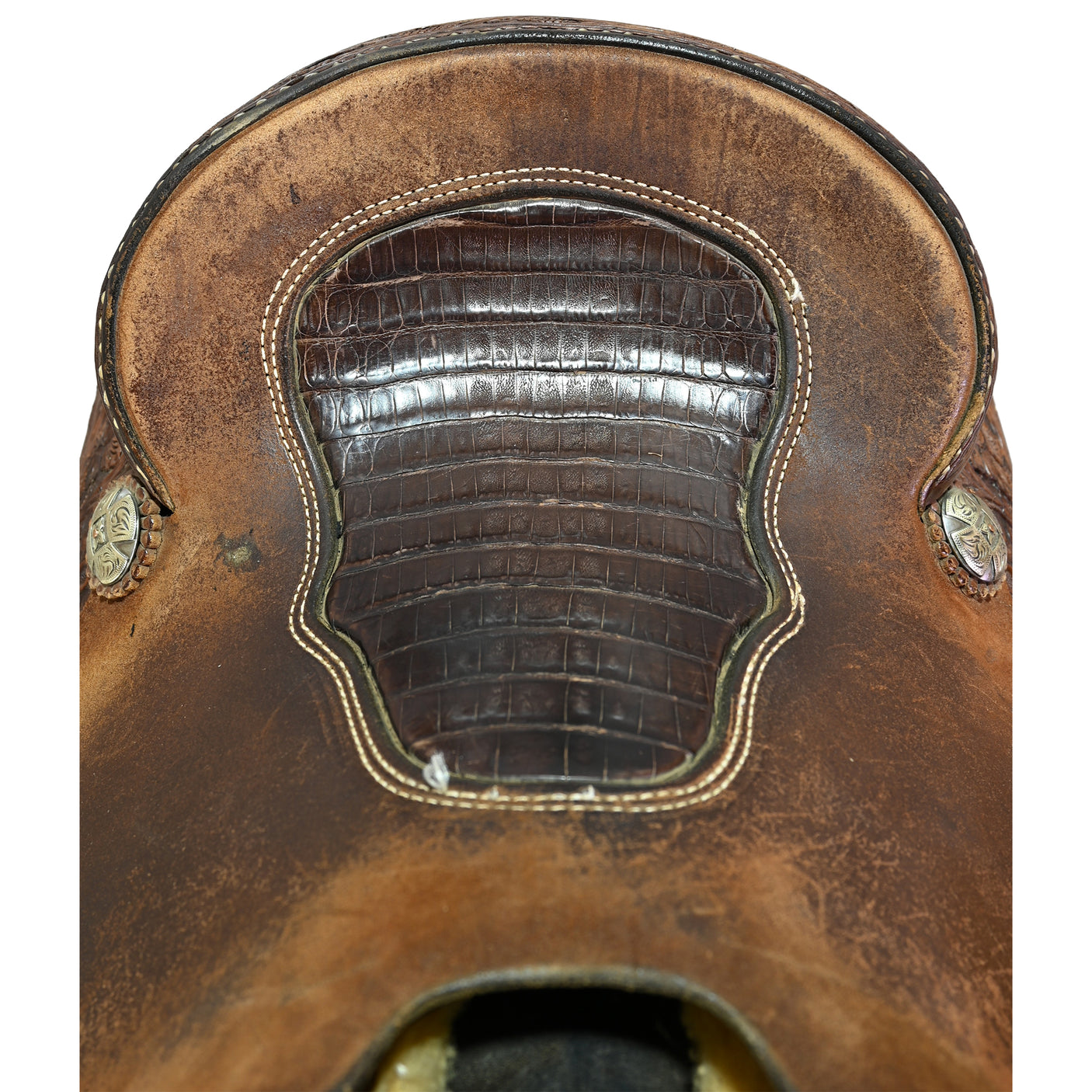 Used 14" Trent Ward Platinum Team Roping Saddle