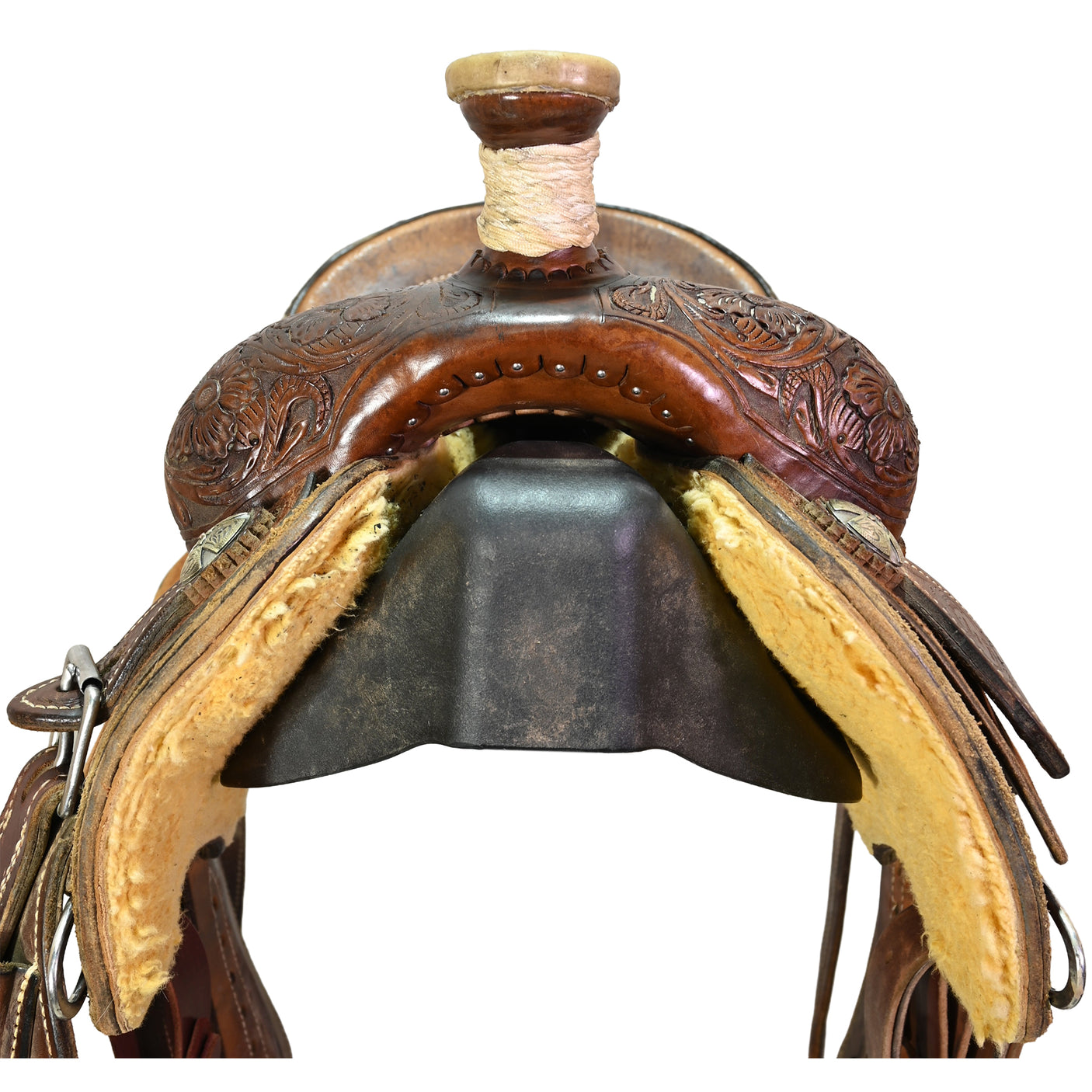 Used 14" Trent Ward Platinum Team Roping Saddle