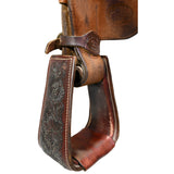 Used 14" Trent Ward Platinum Team Roping Saddle
