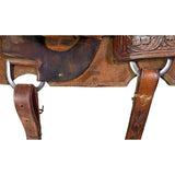 Used 14" Trent Ward Platinum Team Roping Saddle