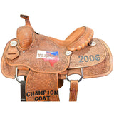 Used 14" Twister Trophy Team Roping Saddle