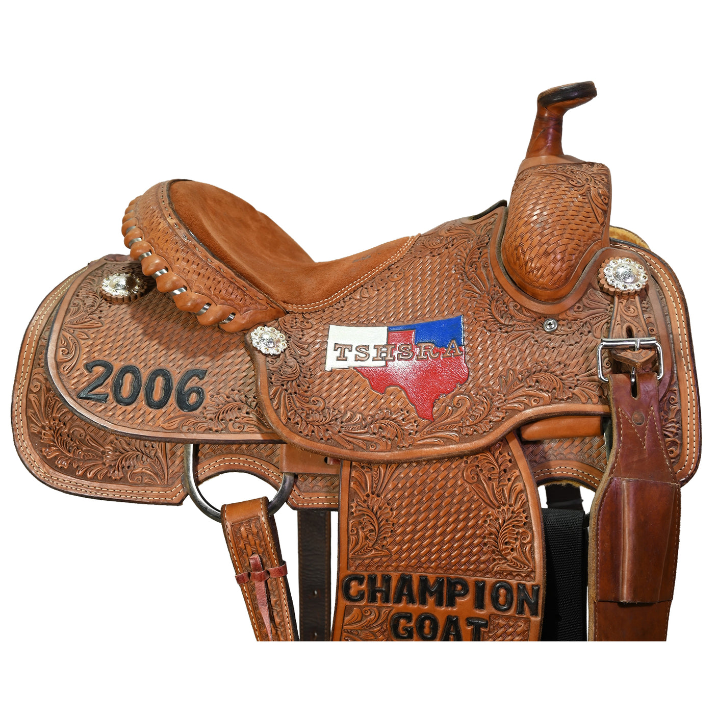 Used 14" Twister Trophy Team Roping Saddle
