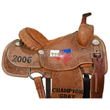 Used 14" Twister Trophy Team Roping Saddle