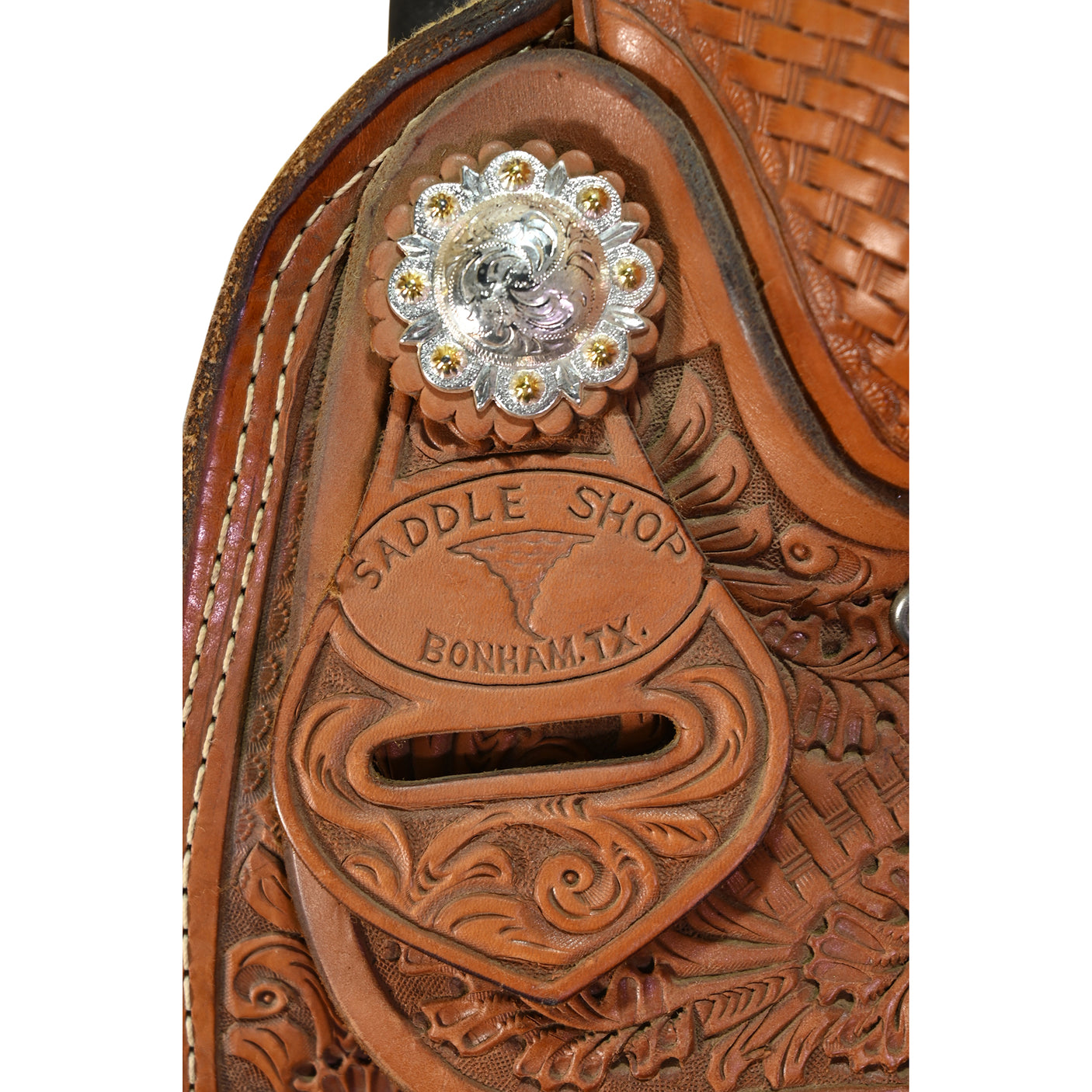 Used 14" Twister Trophy Team Roping Saddle