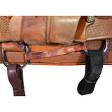 Used 15.5" Seven D Team Roping Saddle