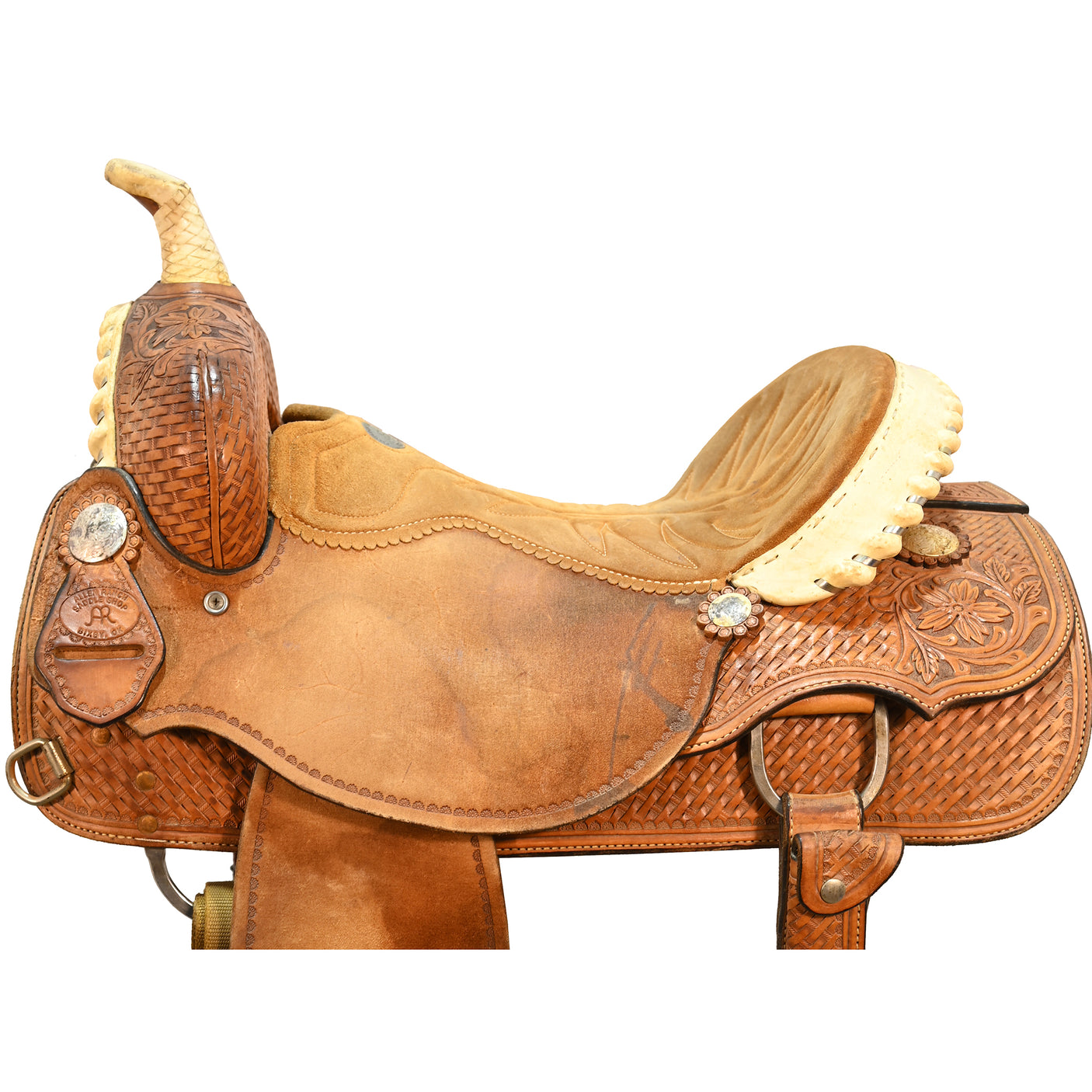 Used 15.5" Allen Ranch Barrel Racing Saddle