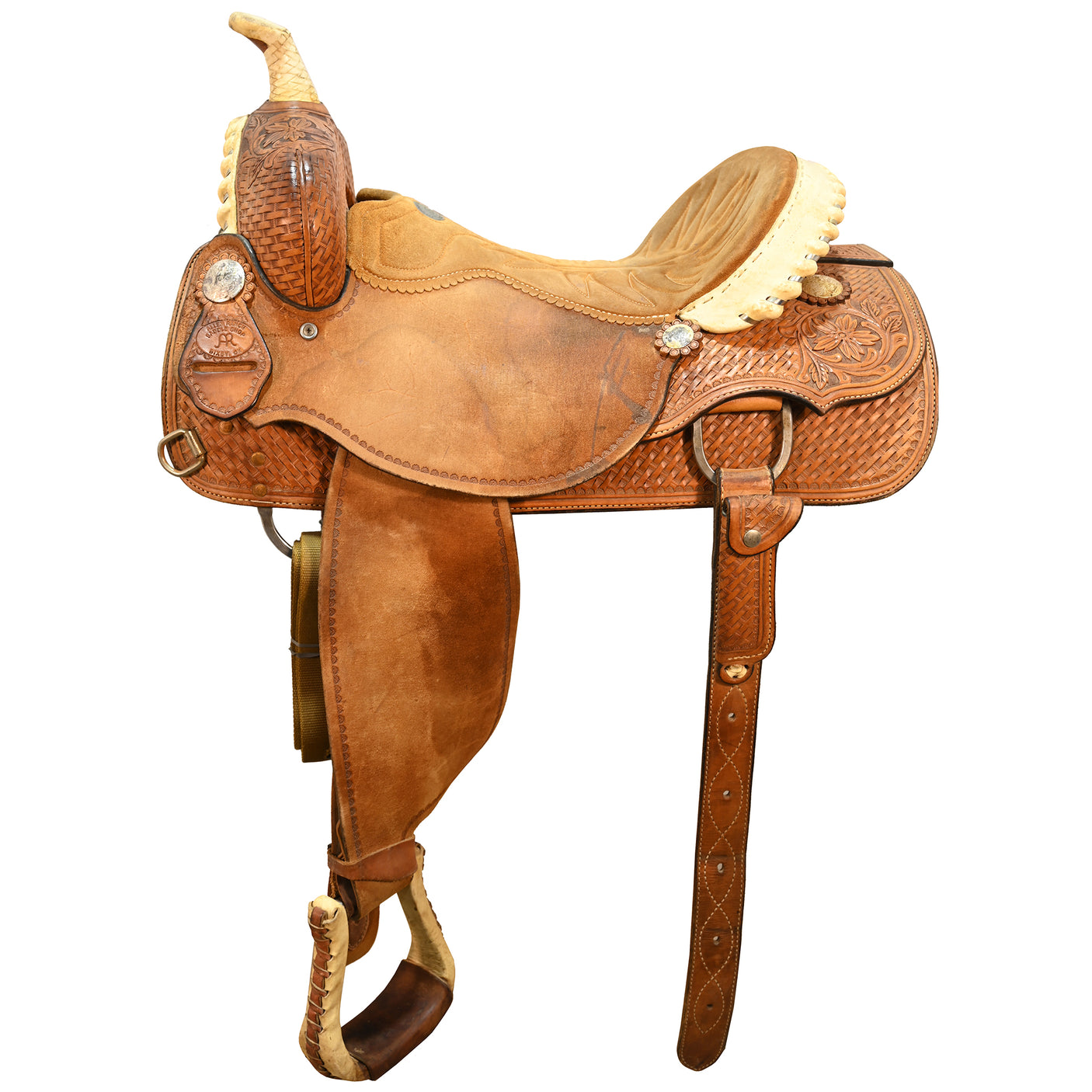 Used 15.5" Allen Ranch Barrel Racing Saddle