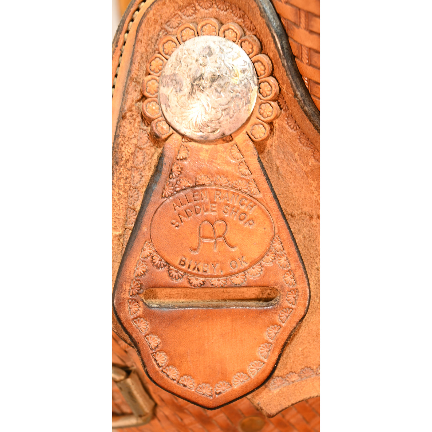 Used 15.5" Allen Ranch Barrel Racing Saddle