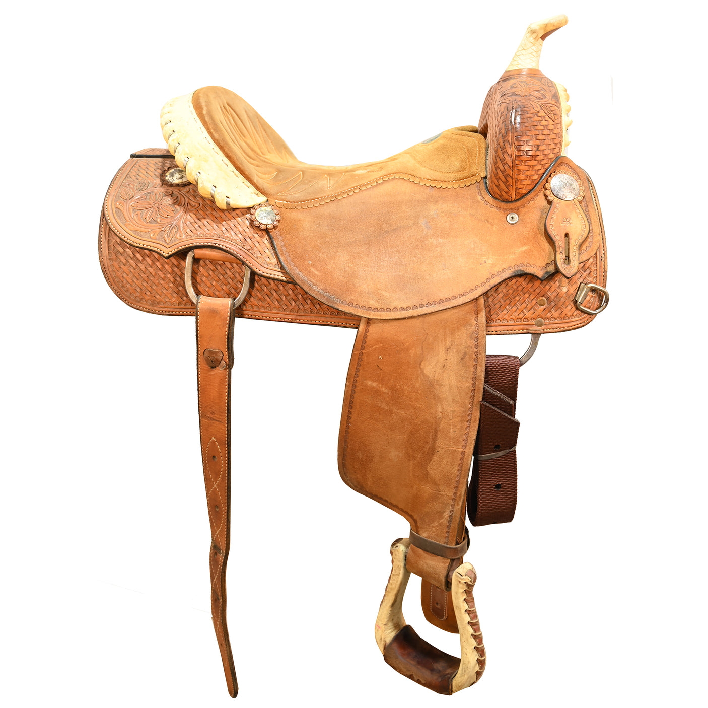 Used 15.5" Allen Ranch Barrel Racing Saddle