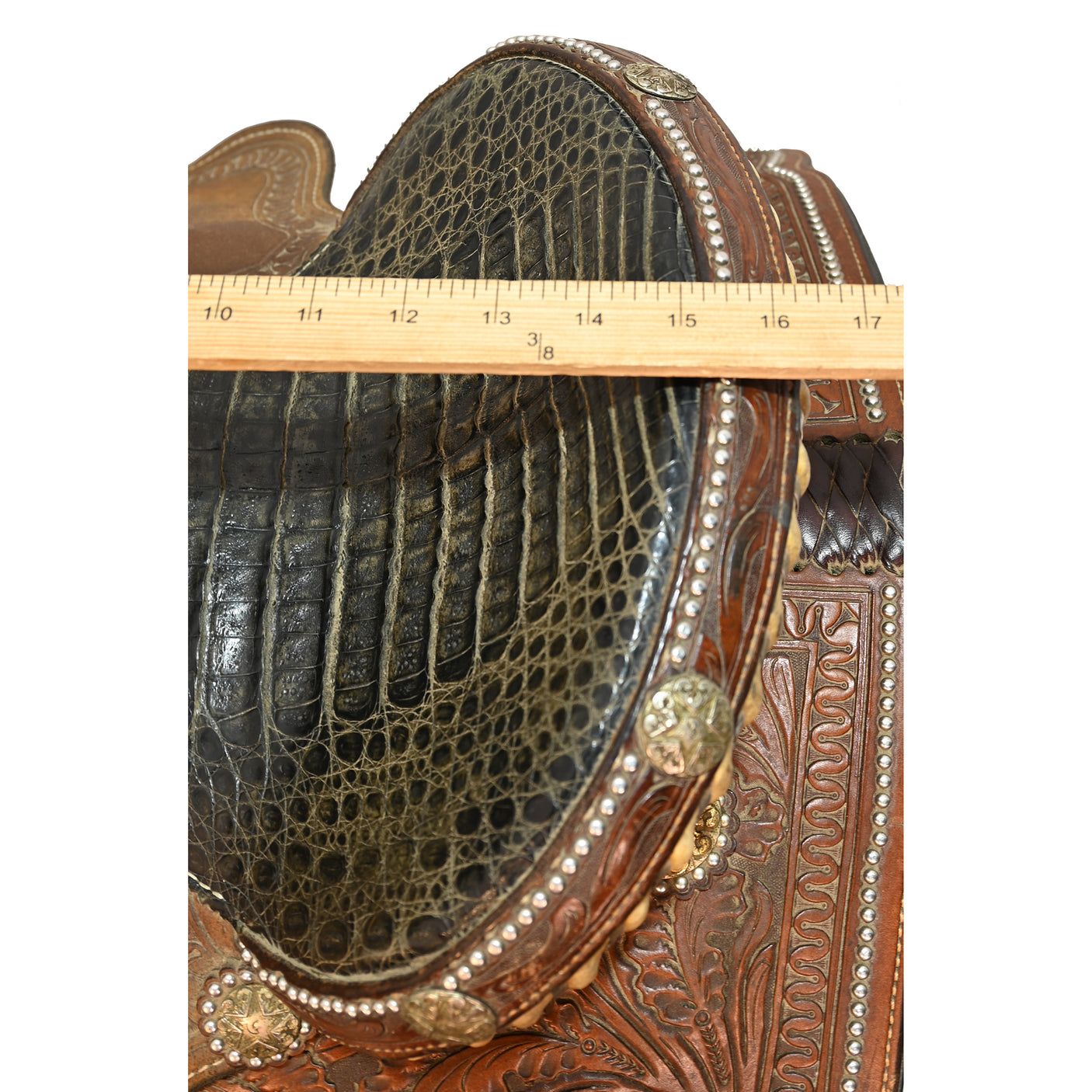 SOLD! Used 15.5" Cactus Marlene McRae Barrel Racing Saddle