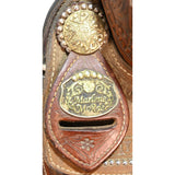 SOLD! Used 15.5" Cactus Marlene McRae Barrel Racing Saddle
