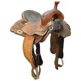 SOLD! Used 15.5" Cactus Marlene McRae Barrel Racing Saddle