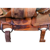 Used 15.5" Coolhorse Trophy Team Roping Saddle